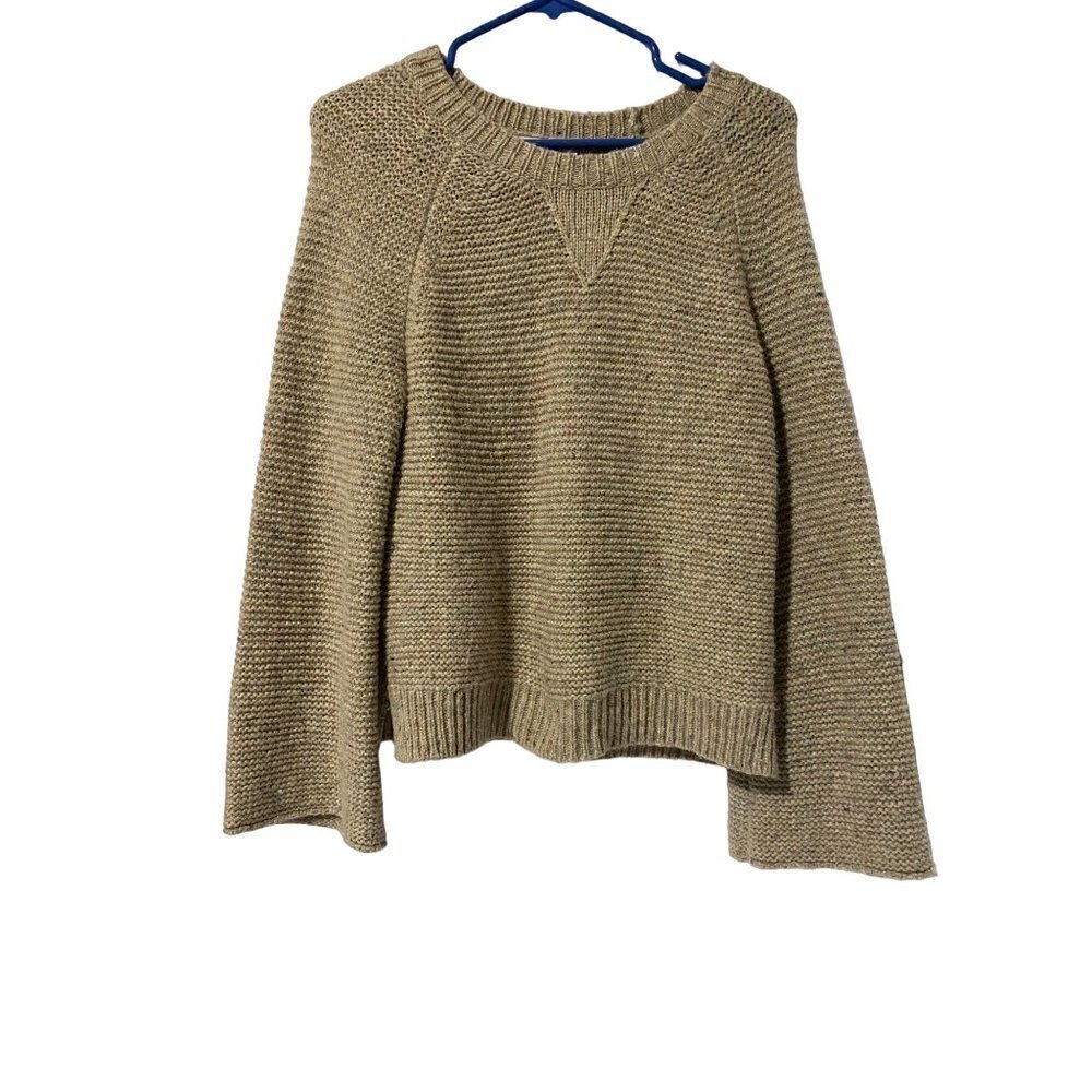 Madewell  women’s  warm sweater Size S  pullover beige  multi colored flecks